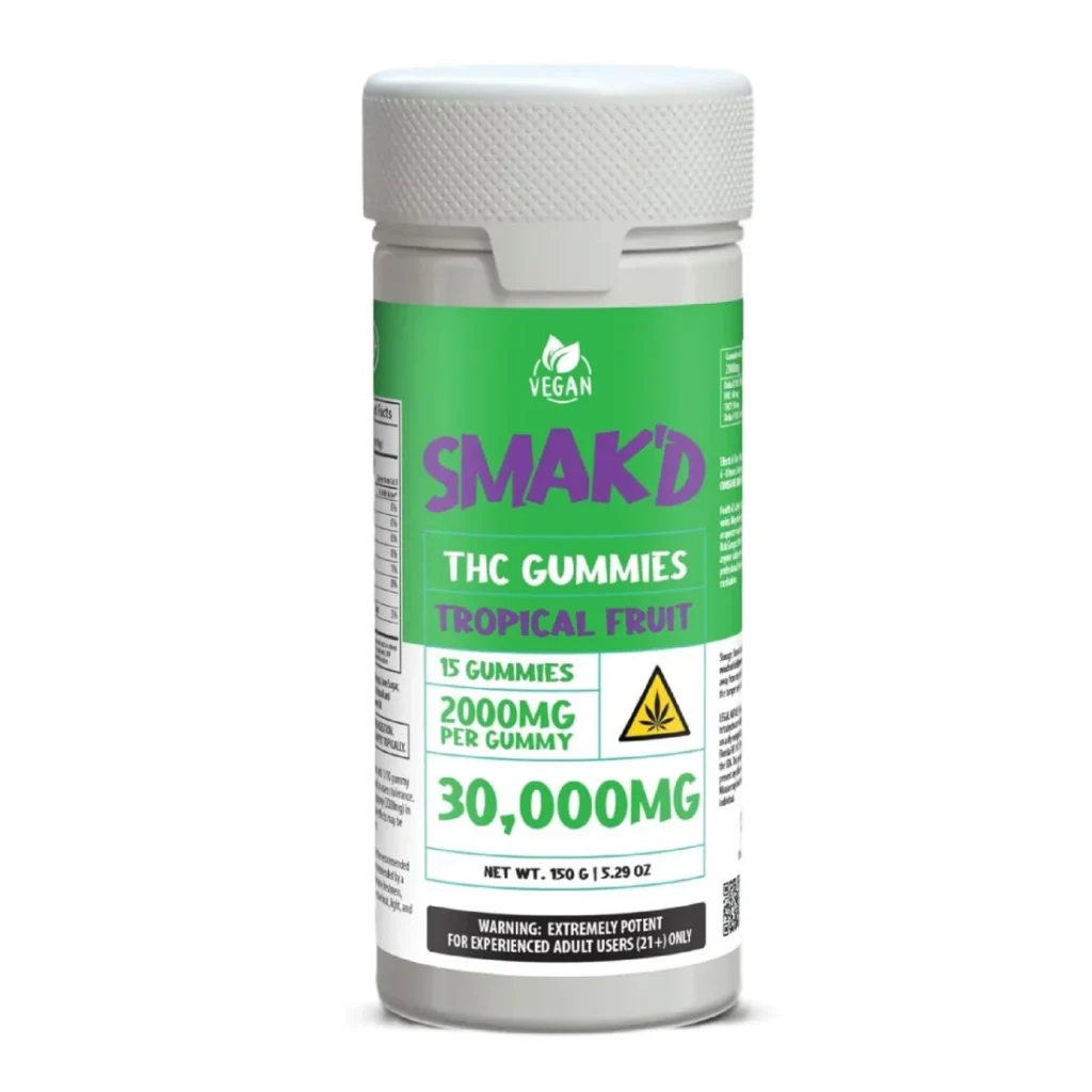Smakd-THC-Gummies-30000mg-Tropical-Fruit.webp